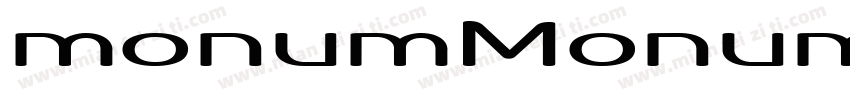 monumMonument Extend字体转换
